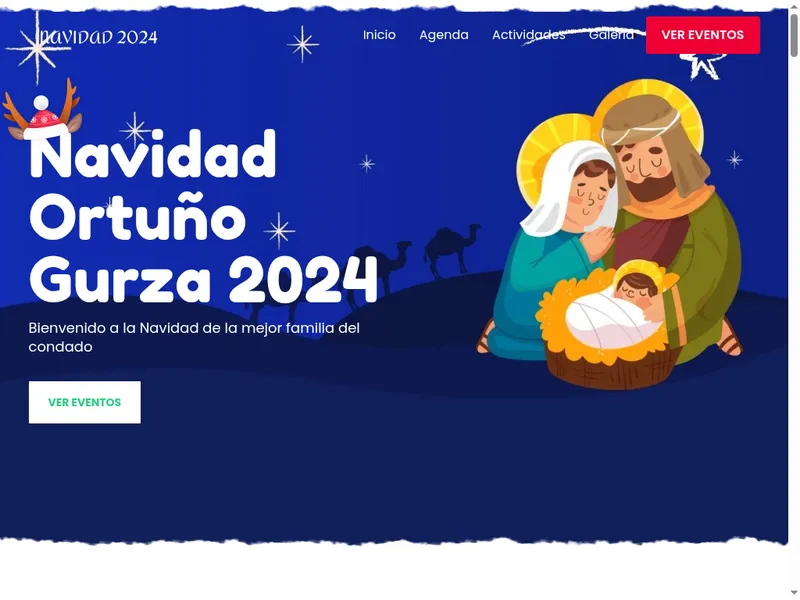 Demo de invitación digital Navidad - Fiestas